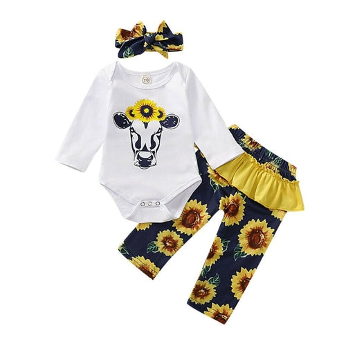 Pudcoco Autumn Newborn kids Baby Girl Clothes Long