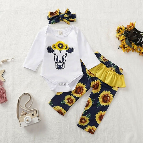 Pudcoco Autumn Newborn kids Baby Girl Clothes Long