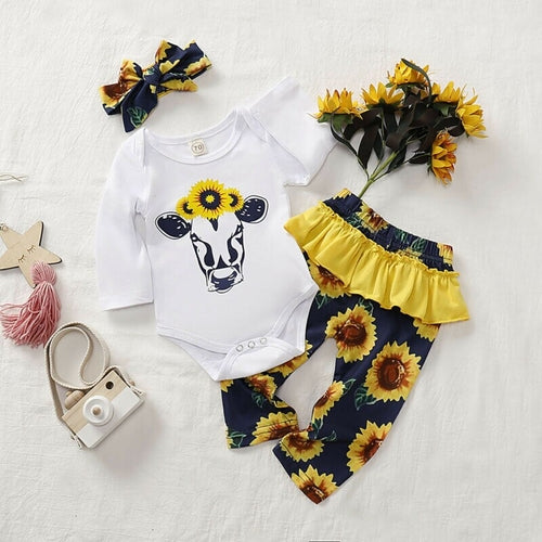 Pudcoco Autumn Newborn kids Baby Girl Clothes Long